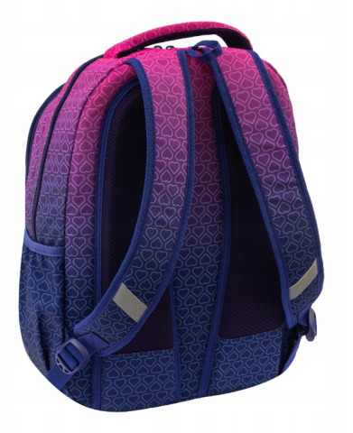 Ghiozdan Astrabag Hexagon Pink Ombre cu 3 compartimente 27L [3]