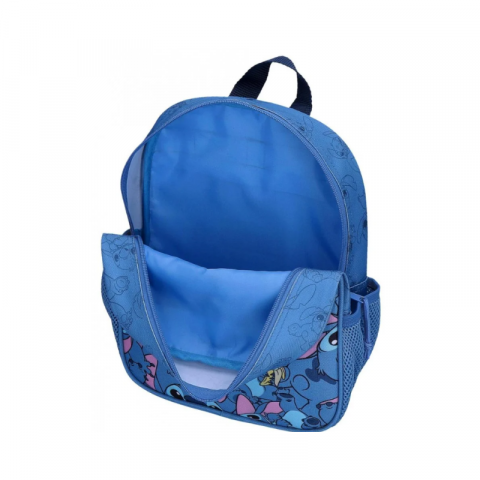 Ghiozdan gradinita Disney adaptabil Happy Stitch baieti albstru 5L [1]