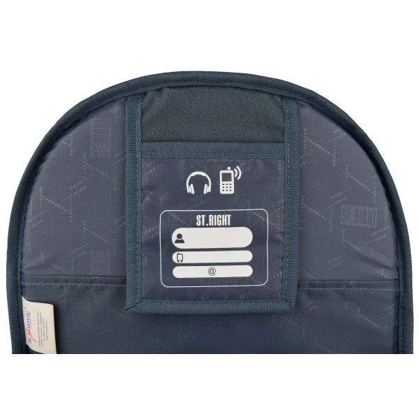 Ghiozdan scolar St. Right Black Anime BP57 cu 3 compartimente 25 L [4]
