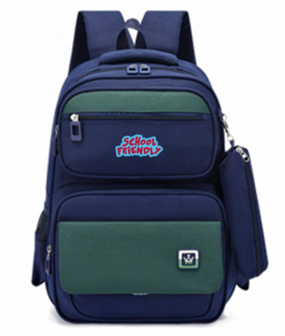 Noutăți Librăria Compas - Ghiozdan Pigna 40 x 30 x 13 cm bleumarin verde baieti