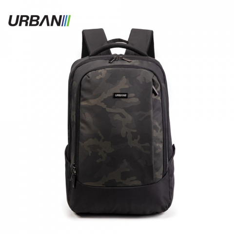 Ghiozdane școlare - Ghiozdan compartiment laptop Dark Camouflage 21L OFFISHOP