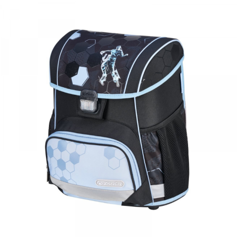 Ghiozdan echipat Herlitz Loop Plus negru Cyber Soccer 17L [2]