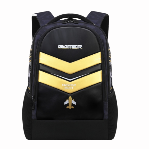 Rechizite școlare - Ghiozdan ergonomic S-COOL 17L Gamer Never Quit 40x29x14 cm