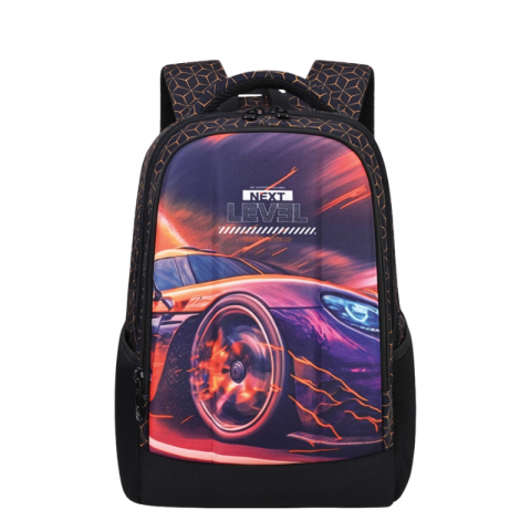 Ghiozdane școlare - Ghiozdan ergonomic negru 17 L Next Level S Cool Collection