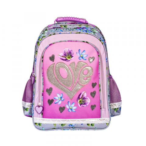 Ghiozdane școlare - Ghiozdan ergonomic roz 40.5 cm S Cool Collection