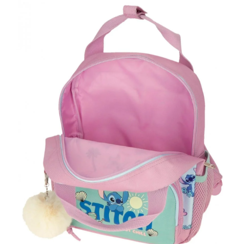 Ghiozdan gradinita fete Disney Stitch Just chill multicolor 5L [1]