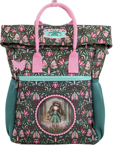Ghiozdane școlare - Ghiozdan școlar Santoro Roll Top Woodland Wildflower 37 x 41 x 17 cm