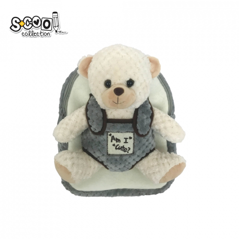 Ghiozdane pentru grădinită - Ghiozdan gradinita Baby Animals White Bear 4L S-COOL