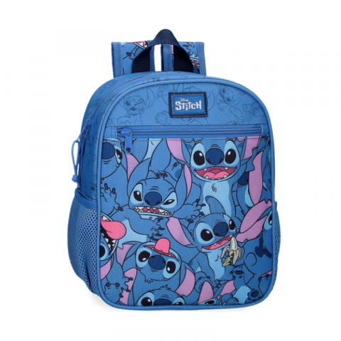 Ghiozdan gradinita Disney Happy Stitch baieti albastru 5L [0]