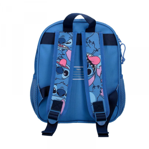 Ghiozdan gradinita Disney Happy Stitch baieti albastru 5L [1]