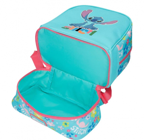 Ghiozdan gradinita fete Disney Aloha Stitch 7L compartiment termic [4]