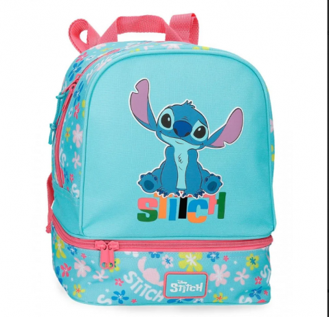 Ghiozdane pentru grădinită - Ghiozdan gradinita fete Disney Aloha Stitch 7L compartiment termic