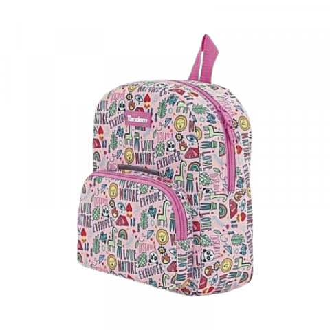 Ghiozdane pentru grădinită - Ghiozdan gradinita roz 28 cm Tandem