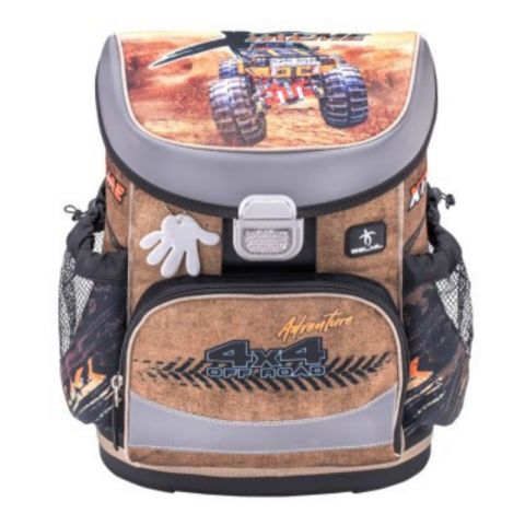 Ghiozdan scolar maro 36 cm Extreme Monster Truck [0]