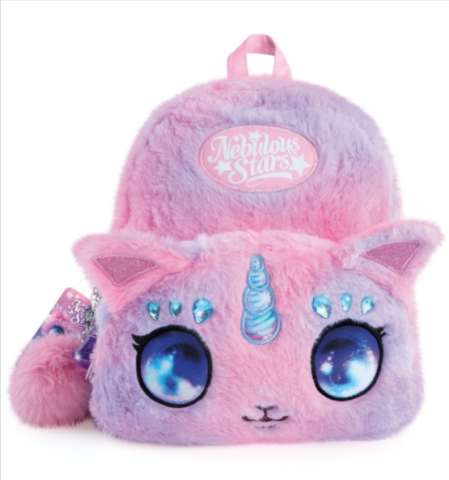 Rucsac pufos Nebulous Stars Stella 22x26x13cm roz [0]
