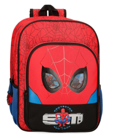 Ghiozdane și rucsacuri - Ghiozdan scoala baieti Spiderman Protector 30 x 38 x 12 cm