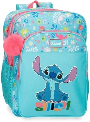 Rechizite școlare - Ghiozdan scoala fete Disney Aloha Stitch 30 x 40 x 13 cm