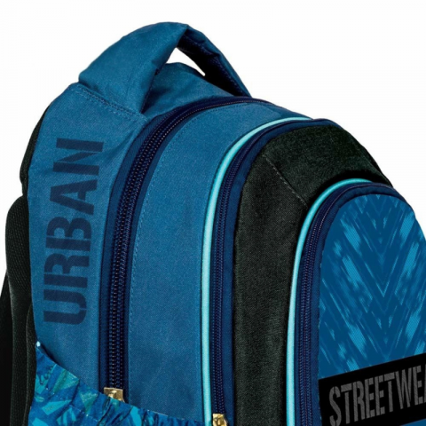 Ghiozdan scolar anatomic albastru 41 cm S Cool Collection [5]