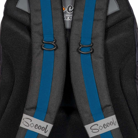 Ghiozdan scolar anatomic albastru 41 cm S Cool Collection [3]