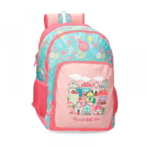 Ghiozdane școlare - Ghiozdan scolar multicolor 44 cm Roll Road