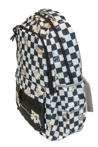 Ghiozdan Strigo alb si negru  46x32x24cm [1]