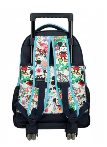 Ghiozdan scolar cu roti Mickey Mouse Be Cool multicolor 32 x 44 x 21 cm [3]