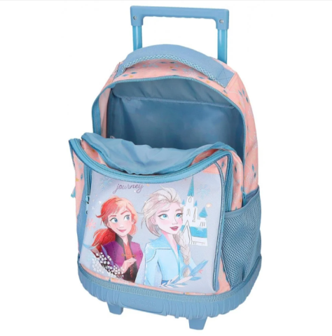 Ghiozdan troler fete Disney Frozen Believe in the Journey turcoaz roz 32 x 43 x 21 cm [3]