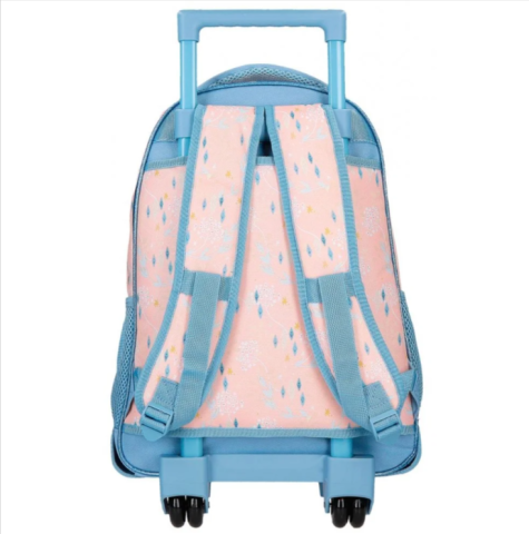 Ghiozdan troler fete Disney Frozen Believe in the Journey turcoaz roz 32 x 43 x 21 cm [2]