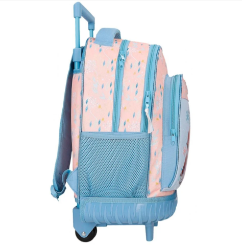 Ghiozdan troler fete Disney Frozen Believe in the Journey turcoaz roz 32 x 43 x 21 cm [1]