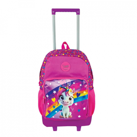 Noutăți Librăria Compas - Ghiozdan troller Unicorn 45x32x16.5 cm S-COOL