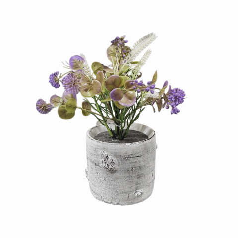 Ghiveci cu flori artificiale culori diferite [2]