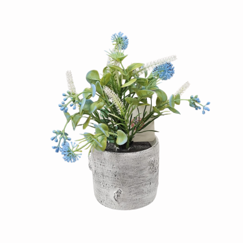 Ghiveci cu flori artificiale culori diferite [1]