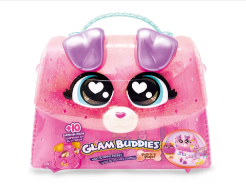 Accesorii personale și beauty - Jucarie de plus Poseta catelus cu surprize Glam Buddies