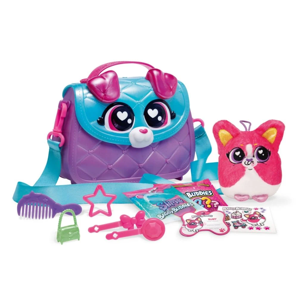 Jucarie de plus surpriza in gentuta Glam Buddies 10 surprize 19 x 17 cm culori diferite [4]