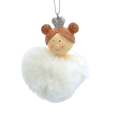 Glob cu fetita pompon 6.5x6.5x11cm [1]