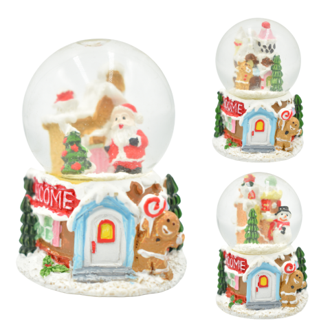 Noutăți Librăria Compas - Glob de sticla cu lichid si figurina din rasina 5.5cm modele diferite