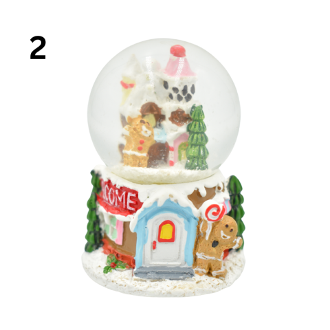 Glob de sticla cu lichid si figurina din rasina 5.5cm modele diferite [2]