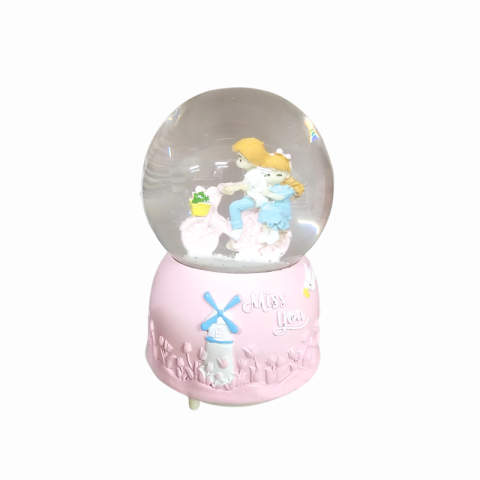 Glob decorativ cuplu 10x19.5cm culori diferite [1]