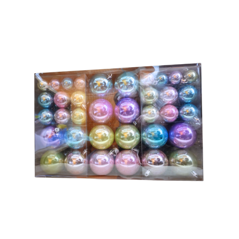 Noutăți Librăria Compas - Globuri pastel in cutie de plastic 3cm 4cm si 6cm