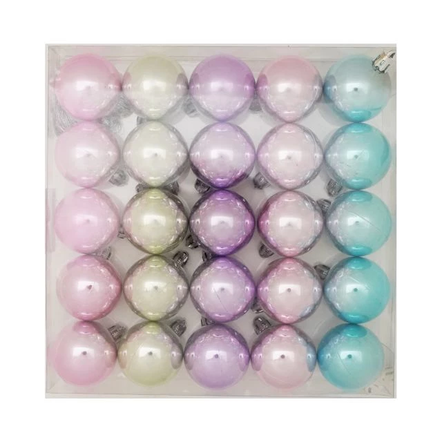 Noutăți Librăria Compas - Set 25 globuri culori pastel 4 cm