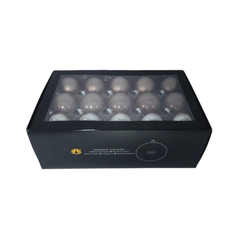 Decorațiuni și articole de Crăciun - Glob sticla 5.7cm tuffistone set 30 buc