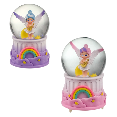 Glob sticla model inger 10x16 cm diverse culori [0]