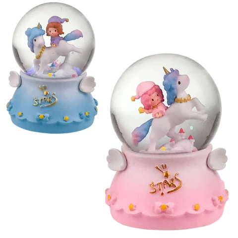 Casă și decorațiuni - Glob sticla model ponei 9x13 cm cm diverse culori