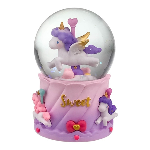 Glob sticla model ponei 10x16 cm diverse culori [2]