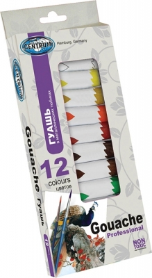 Rechizite școlare - Guase in tub 12 culori/set Centrum