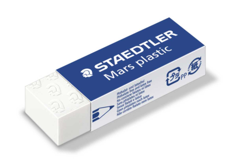 Rechizite școlare - Guma creion Mars plastic 65x23x13 mm Staedtler
