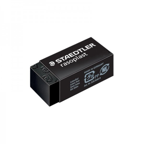 Corectoare și radiere - Guma creion Rasoplast 33x16x13mm negru Staedtler