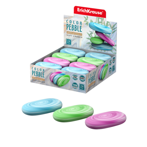 Radiere - Guma sters piatra colorata Erich Krause 5 cm