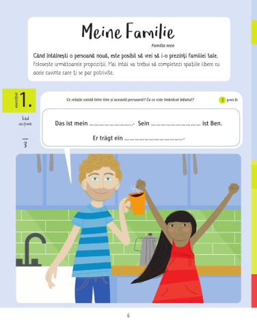 Hallo Deutsch! Carte de exercitii.  Editie Bilingva - Sam Hutchinson, Emilie Martin [1]