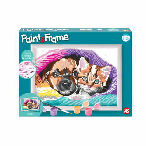 Jucării creative și senzoriale - HAPPI HOBBI PICTEAZA INRAMEAZA DULCE PRIETENIE